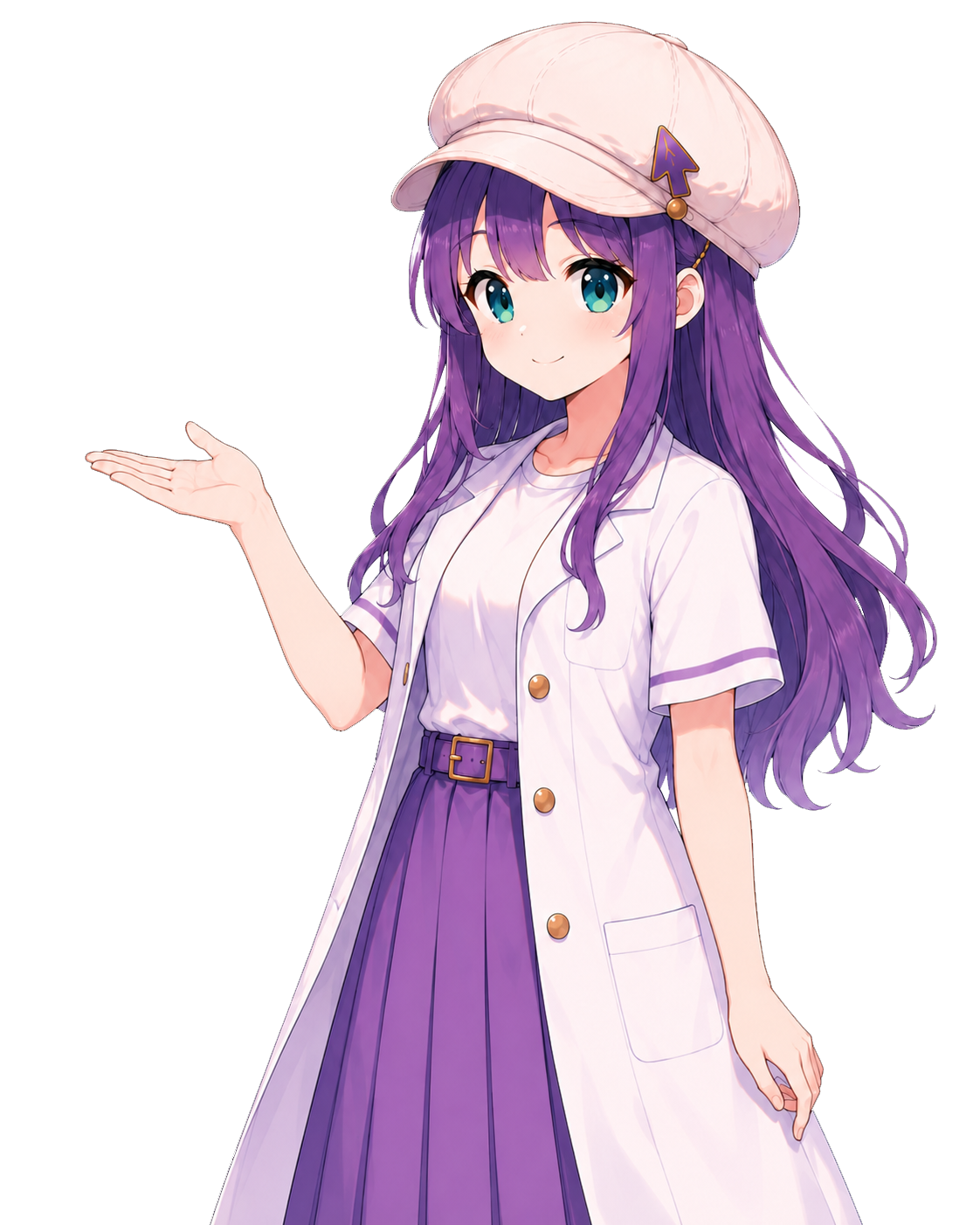 左手でブログを案内するゆさね